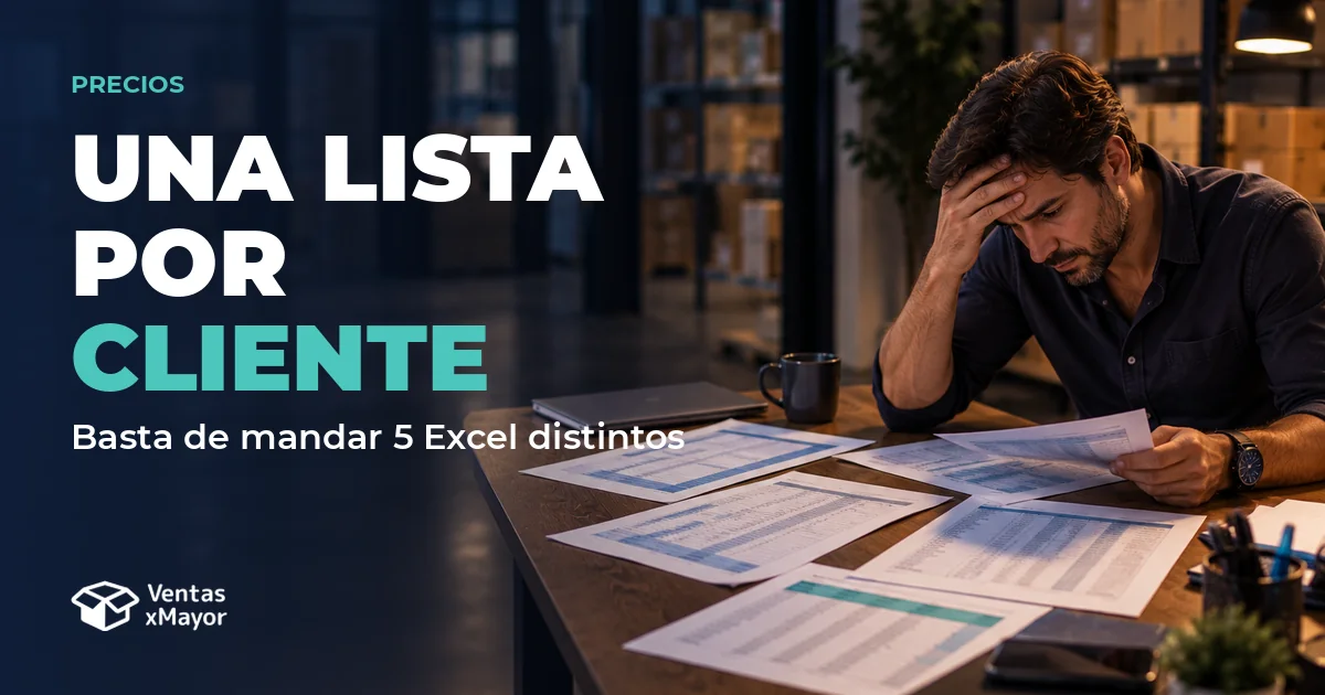 Portada: Una lista por cliente. Basta de mandar 5 Excel distintos