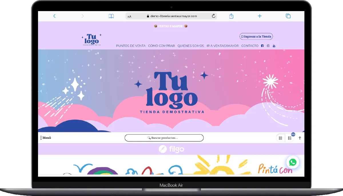 Tienda demo de Libreria hecha con ventasxmayor.com.ar