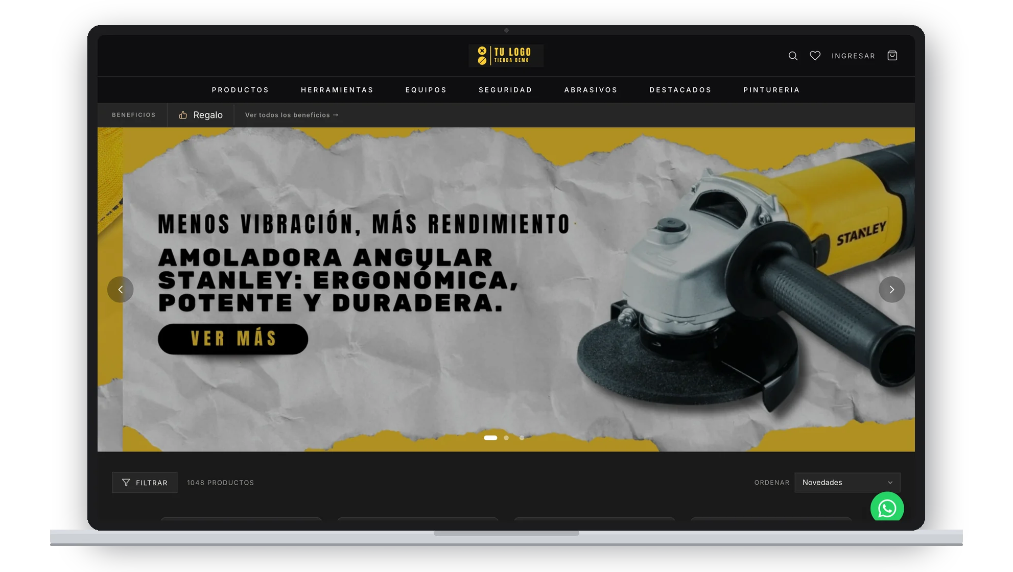 Tienda demo de ferreteria mayorista hecha con ventasxmayor.com.ar