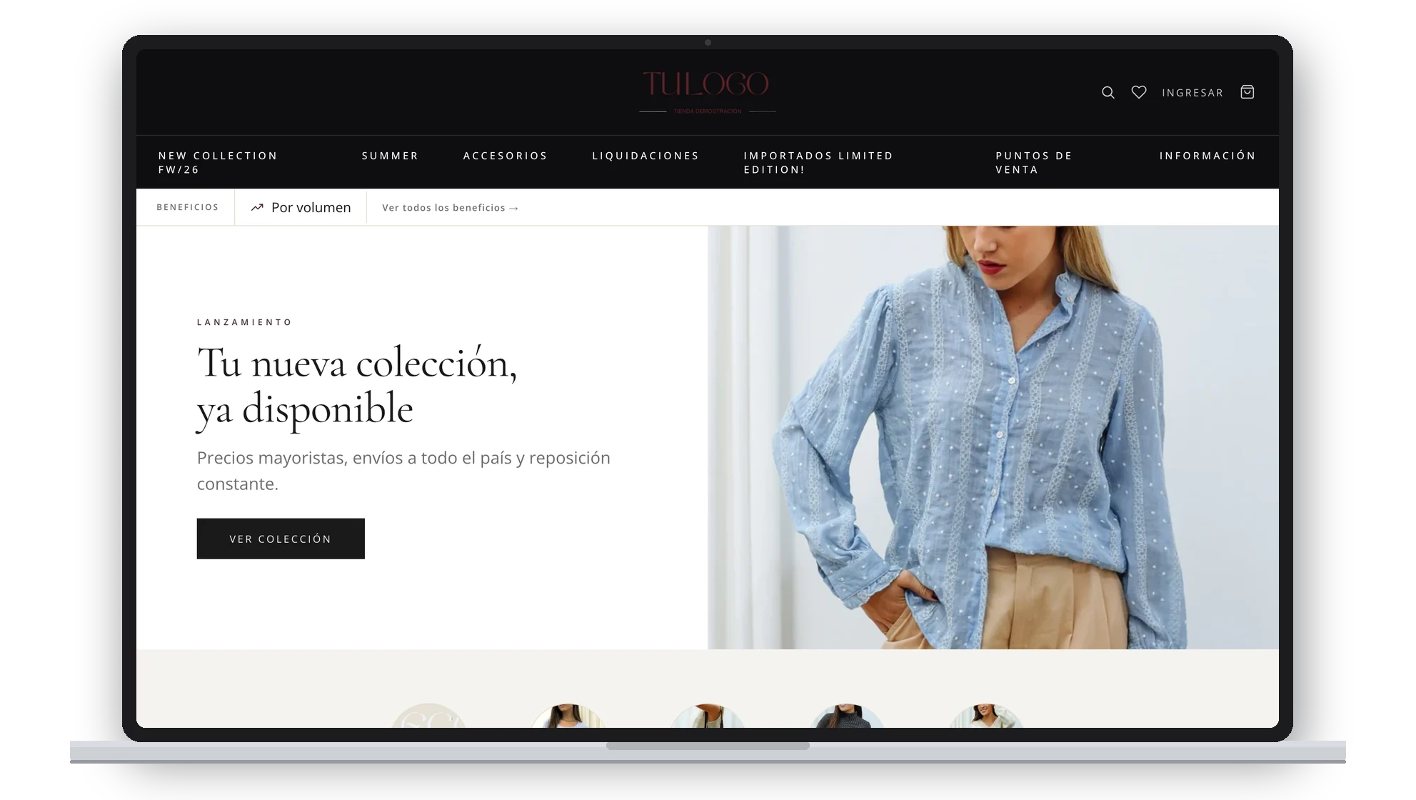 Demo indumentaria de ventasxmayor.com.ar